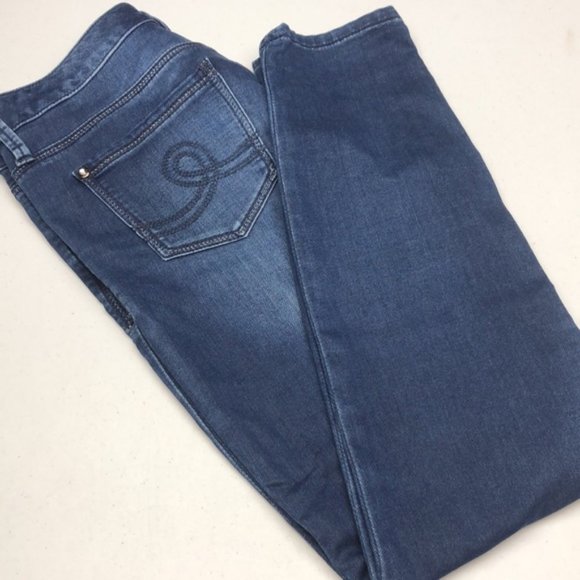 LIKE NEW SEVEN7 SKINNY JEANS 8/28x30 EMBROIDERED BACK POCKETS 😎 - Picture 11 of 16
